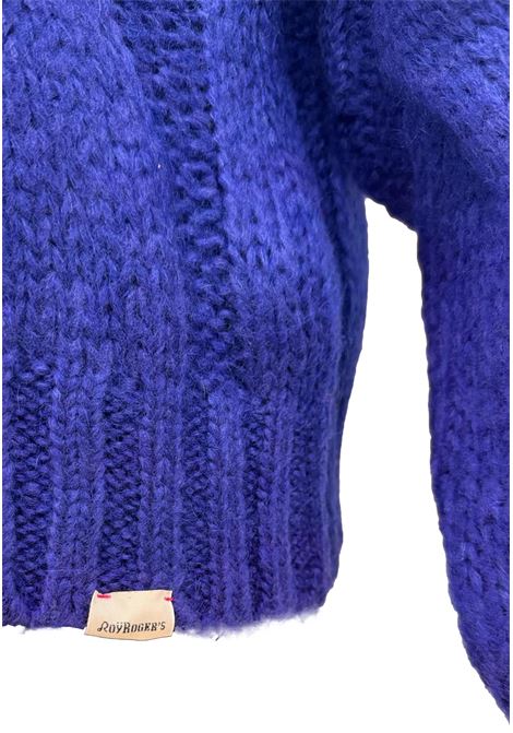 Crew-neck jumper with braids ROY ROGER'S | sweaters | A19RND503C7530000157